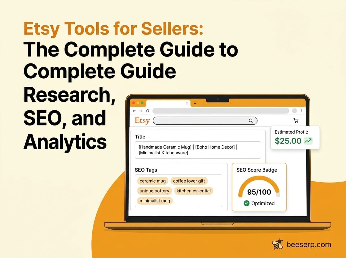 Etsy Tools for Sellers: The Complete Guide to Keyword Research, SEO, and Analytics
